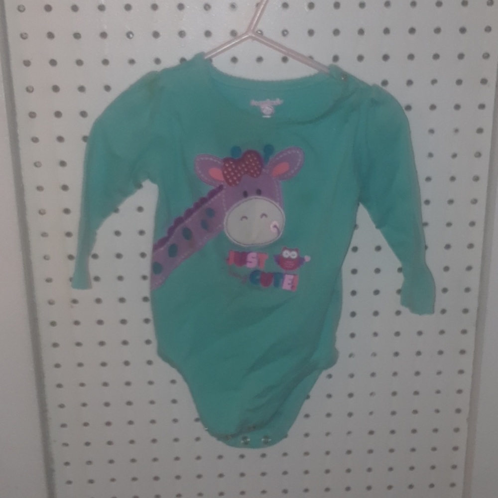 "Just being cute" onesie